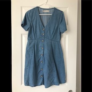 Pregnancy jeans mini dress